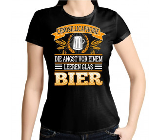 Cenosillicaphobie Angst leeren Glas Bier T-Shirt Hoodie Party, Fun & Urlaub 18,90 €