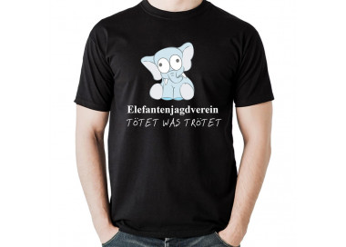 Elefantenjagdverein Tötet was trötet Fun T-Shirt Party, Fun & Urlaub 18,90 €