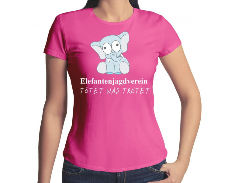 Elefantenjagdverein Tötet was trötet Fun T-Shirt Party, Fun & Urlaub 18,90 €