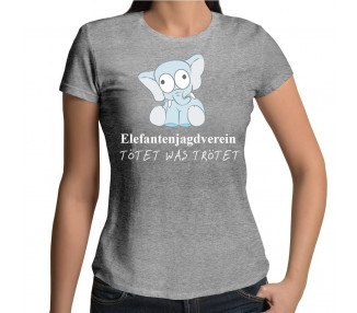 Elefantenjagdverein Tötet was trötet Fun T-Shirt Party, Fun & Urlaub 18,90 €