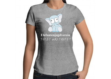 Elefantenjagdverein Tötet was trötet Fun T-Shirt Party, Fun & Urlaub 18,90 €