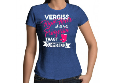 Vergiss High Hells Prinzessin trägt Gummistiefel T-Shirt Hoodie Sport & Freizeit 18,90 €