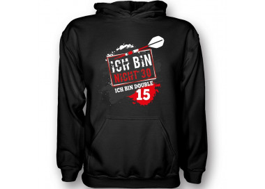 Ich bin nicht 30 - ich bin double 15 Dart T-Shirt Hoodie Geburtstag 18,90 €