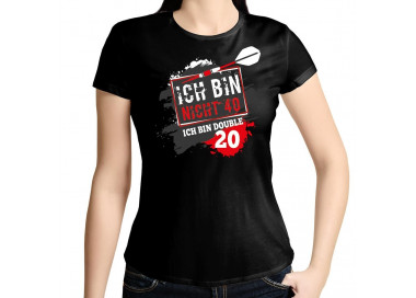 Ich bin nicht 40 - ich bin double 20 Dart T-Shirt Hoodie Geburtstag 18,90 €