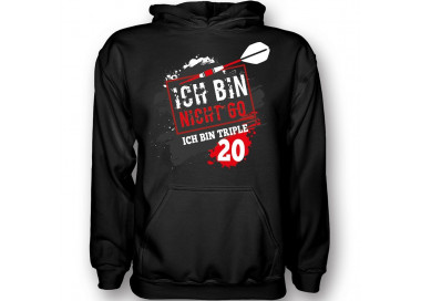 Ich bin nicht 60 - ich bin triple 20 Dart T-Shirt Hoodie Geburtstag 18,90 €