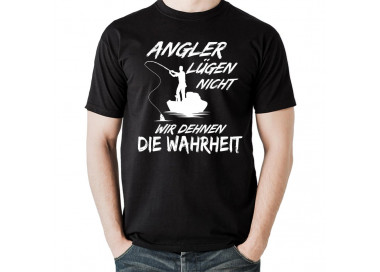 Angler lügen nicht - dehnen Wahrheit T-Shirt Hoodie Sport & Freizeit 18,90 €