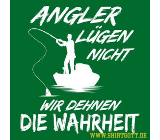 Angler lügen nicht - dehnen Wahrheit T-Shirt Hoodie Sport & Freizeit 18,90 €