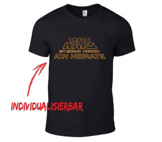 Das Wars mit meiner Freiheit JGA T-Shirt JGA 16,50 €