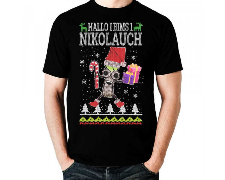 i bims 1 Nikolauch T-Shirt weihnachten t-shirt nikolaus shirt