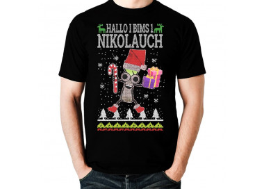 i bims 1 Nikolauch T-Shirt weihnachten t-shirt nikolaus shirt