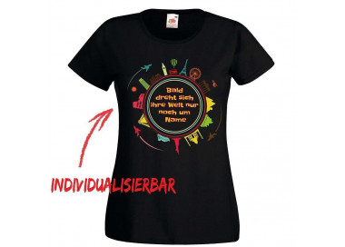 Bald dreht sich ihre Welt nur noch um... JGA T-Shirt JGA 16,50 €