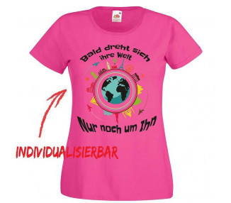 Bald dreht sich ihre Welt nur noch um Ihn JGA T-Shirt JGA 16,50 €