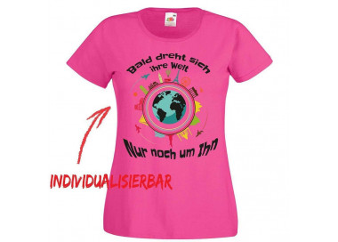 Bald dreht sich ihre Welt nur noch um Ihn JGA T-Shirt JGA 16,50 €
