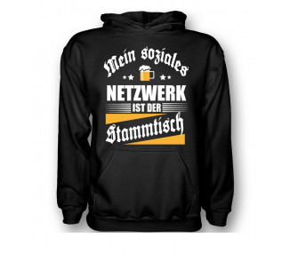 Mein soziales Netzwerk ist der Stammtisch. T-Shirt, Hoodie