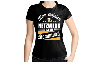 Mein soziales Netzwerk ist der Stammtisch. T-Shirt, Hoodie