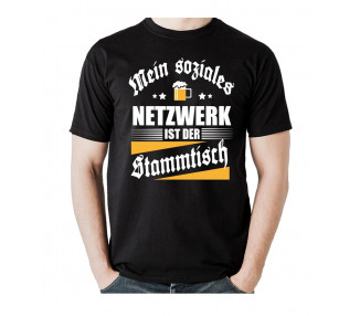 Mein soziales Netzwerk ist der Stammtisch. T-Shirt, Hoodie