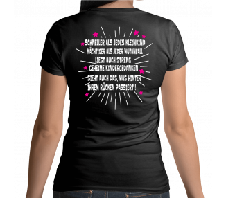 Supermama T-Shirt Rückenmotiv