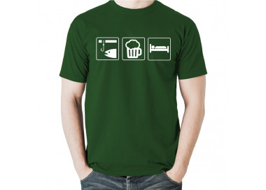 Angeln, Bier trinken, schlafen T-Shirt, Hoodie