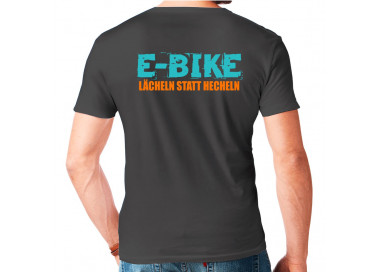 E-BIKE, lächeln statt hecheln T-Shirt, Hoodie
