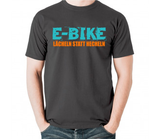 E-BIKE, lächeln statt hecheln T-Shirt, Hoodie