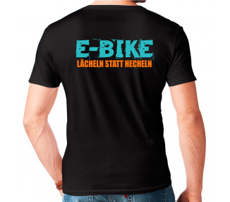 E-BIKE, lächeln statt hecheln T-Shirt, Hoodie