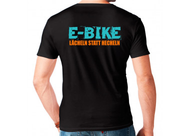 E-BIKE, lächeln statt hecheln T-Shirt, Hoodie
