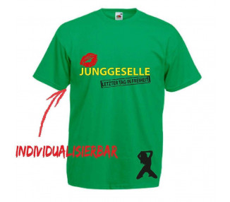 Junggeselle - letzter Tag in Freiheit JGA T-Shirt JGA 16,50 €