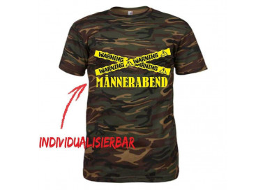 Warning Männerabend JGA T-Shirt JGA 17,90 €