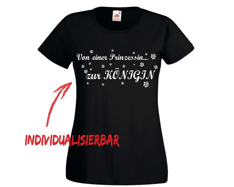Von einer Prinzessin zur Königin JGA T-Shirt JGA 16,50 €