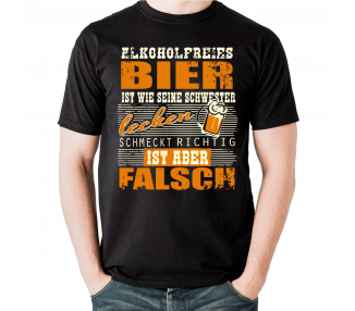 Alkoholfreies Bier ist wie Schwester lecken T-Shirt Party, Fun & Urlaub 18,90 €