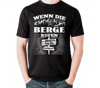 Wenn die Berge rufen...muss ich gehen T-Shirt Hoodie Sport & Freizeit 18,90 €