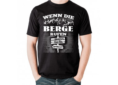 Wenn die Berge rufen...muss ich gehen T-Shirt Hoodie Sport & Freizeit 18,90 €