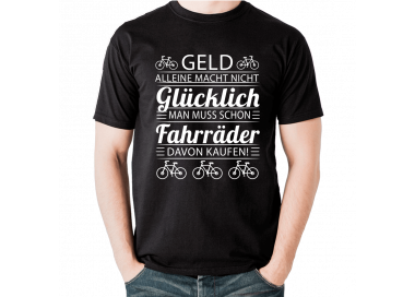 Geld alleine macht nicht glücklich Fahrräder - Limitierte Edition T-Shirt Hoodie Sport & Freizeit 18,90 €