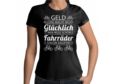 Geld alleine macht nicht glücklich Fahrräder - Limitierte Edition T-Shirt Hoodie Sport & Freizeit 18,90 €