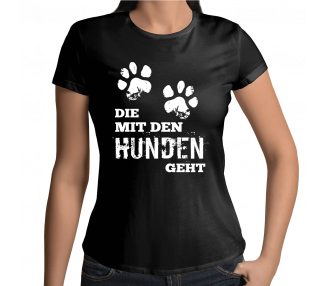 Die mit den Hunden geht T-Shirt Hoodie Sport & Freizeit 18,90 €