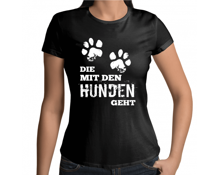 Die mit den Hunden geht T-Shirt Hoodie Sport & Freizeit 18,90 €