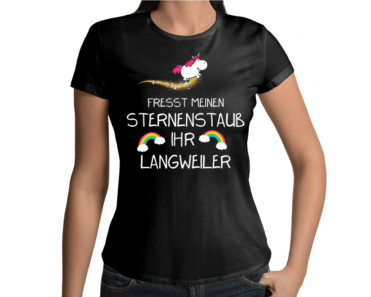 Fresst mein Sternenstaub Einhorn T-Shirt Party, Fun & Urlaub 18,90 €