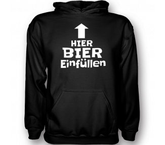 Hier Bier einfüllen T-Shirt Party, Fun & Urlaub 15,50 €