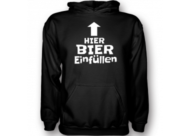 Hier Bier einfüllen T-Shirt Party, Fun & Urlaub 15,50 €