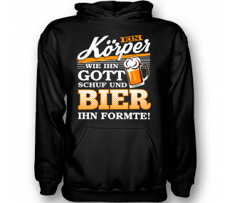 Ein Körper wie Gott Ihn schuf und Bier Ihn formte T-Shirt Hoodie Party, Fun & Urlaub 18,90 €
