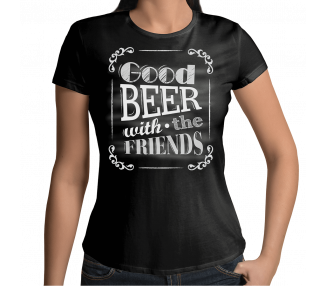Good Beer with Friends T-Shirt Hoodie Party, Fun & Urlaub 18,90 €