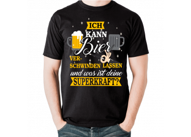 Ich kann Bier verschwinden lassen - was ist deine Superkraft T-Shirt Hoodie Party, Fun & Urlaub 18,90 €