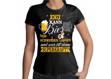 Ich kann Bier verschwinden lassen - was ist deine Superkraft T-Shirt Hoodie Party, Fun & Urlaub 18,90 €