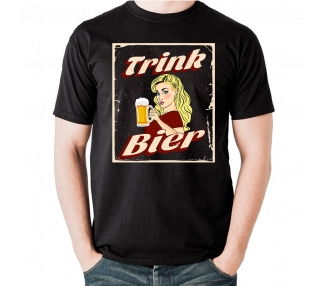 Trink Bier Retro T-Shirt Hoodie Party, Fun & Urlaub 18,90 €