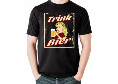 Trink Bier Retro T-Shirt Hoodie Party, Fun & Urlaub 18,90 €