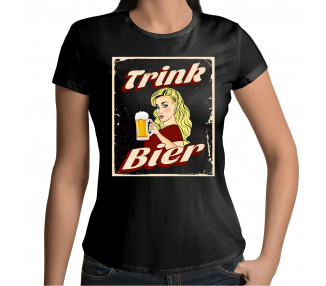 Trink Bier Retro T-Shirt Hoodie Party, Fun & Urlaub 18,90 €