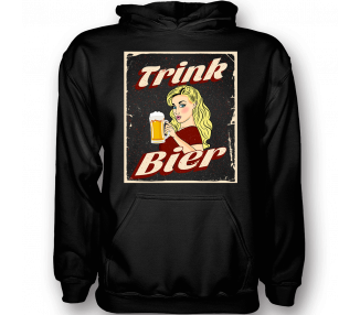 Trink Bier Retro T-Shirt Hoodie Party, Fun & Urlaub 18,90 €