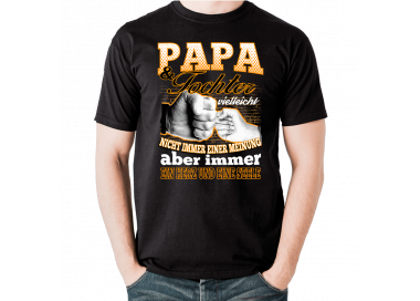 Papa und Tochter vielleicht nicht immer einer Meinung aber immer ein Herz und eine Seele T-Shirt Hoodie Baby & Familie  18,90 €