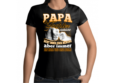 Papa und Tochter vielleicht nicht immer einer Meinung aber immer ein Herz und eine Seele T-Shirt Hoodie Baby & Familie  18,90 €