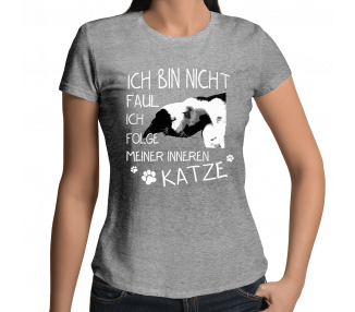 ich bin nicht faul ich folge nur meiner inneren Katze T-Shirt Hoodie Sport & Freizeit 18,90 €